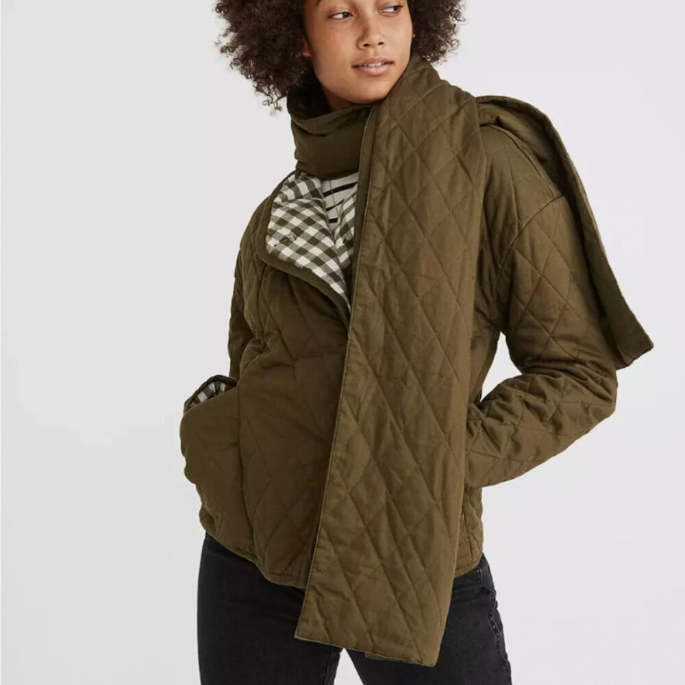 Madewell Quilted Reversible Jacket In S. NWOT